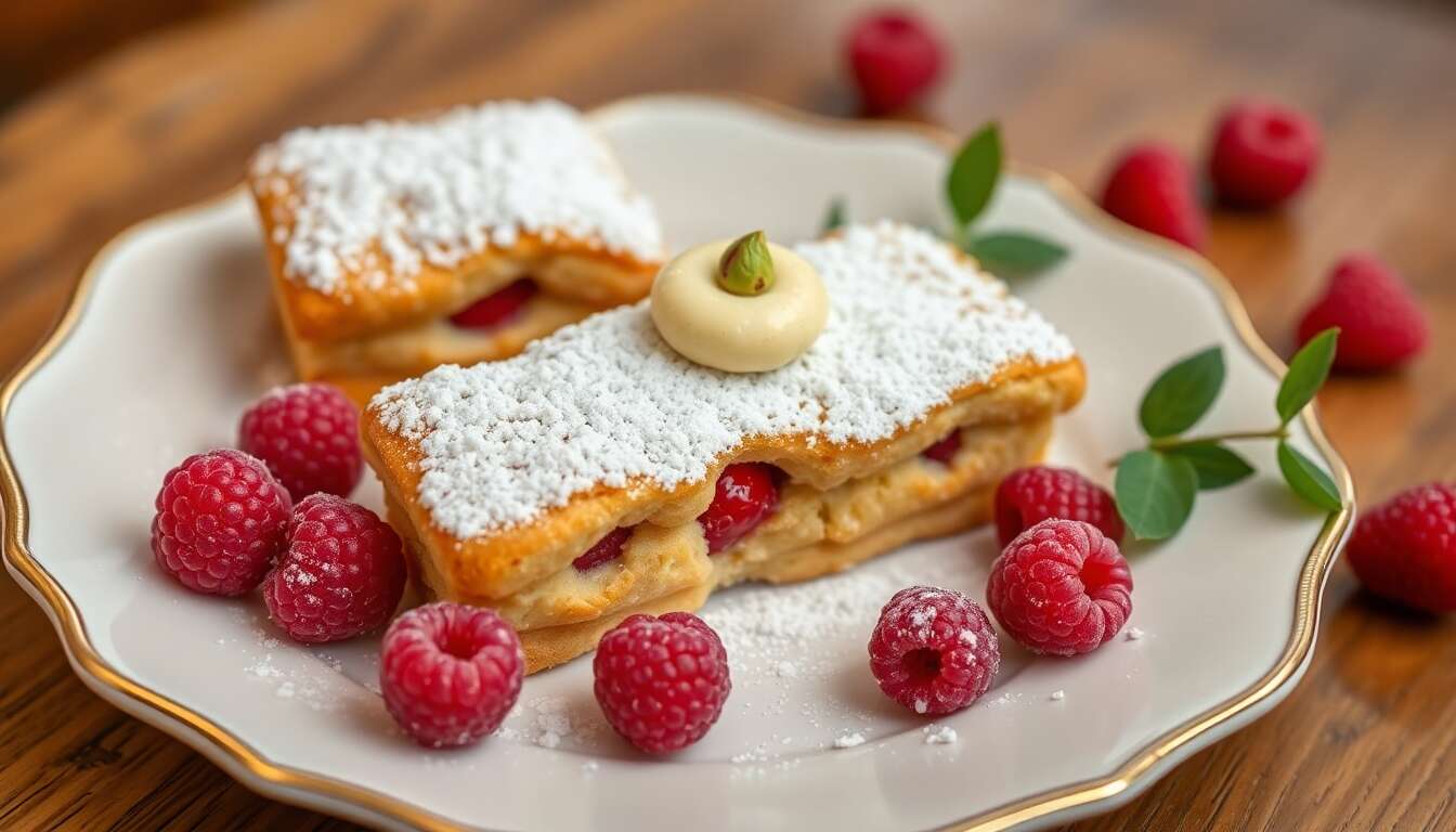 Recette de mini financiers pistaches et framboises
