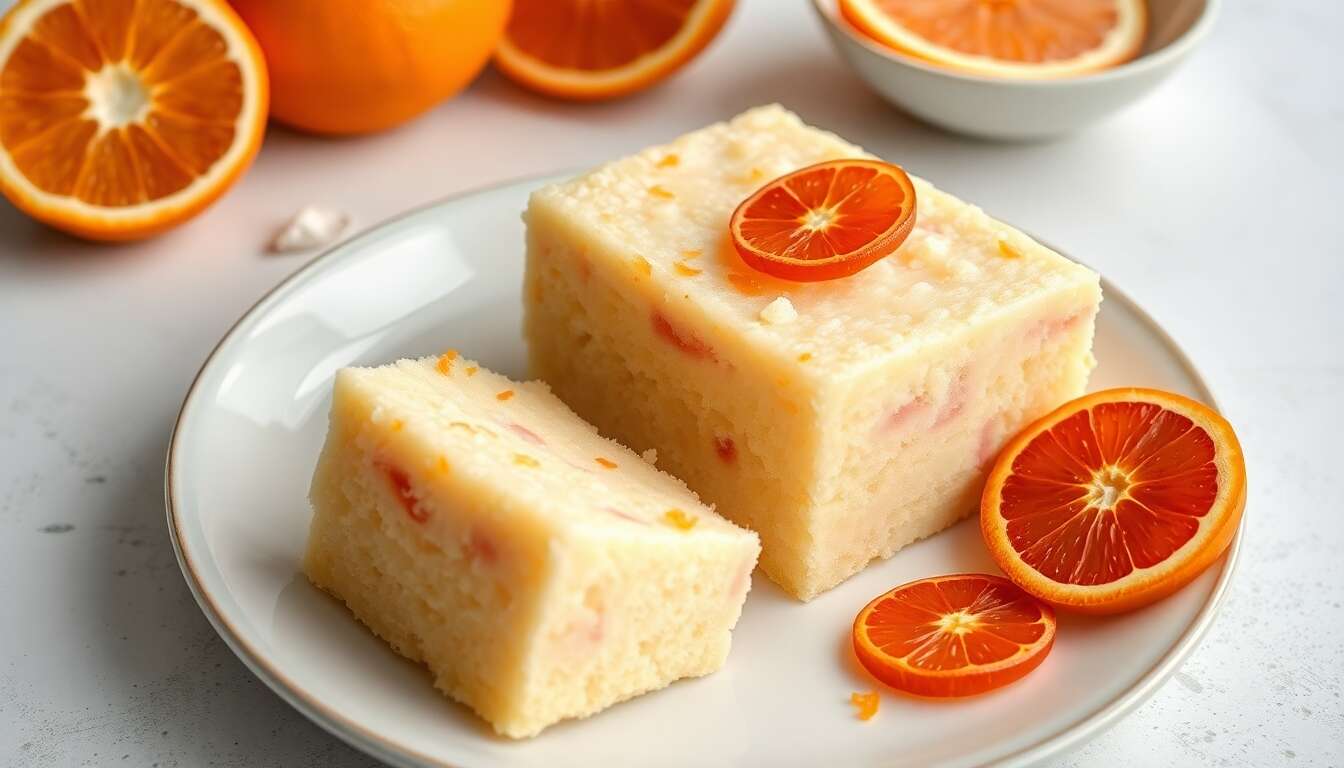 Gâteau vapeur à l'orange sanguine : recette facile et délicieuse