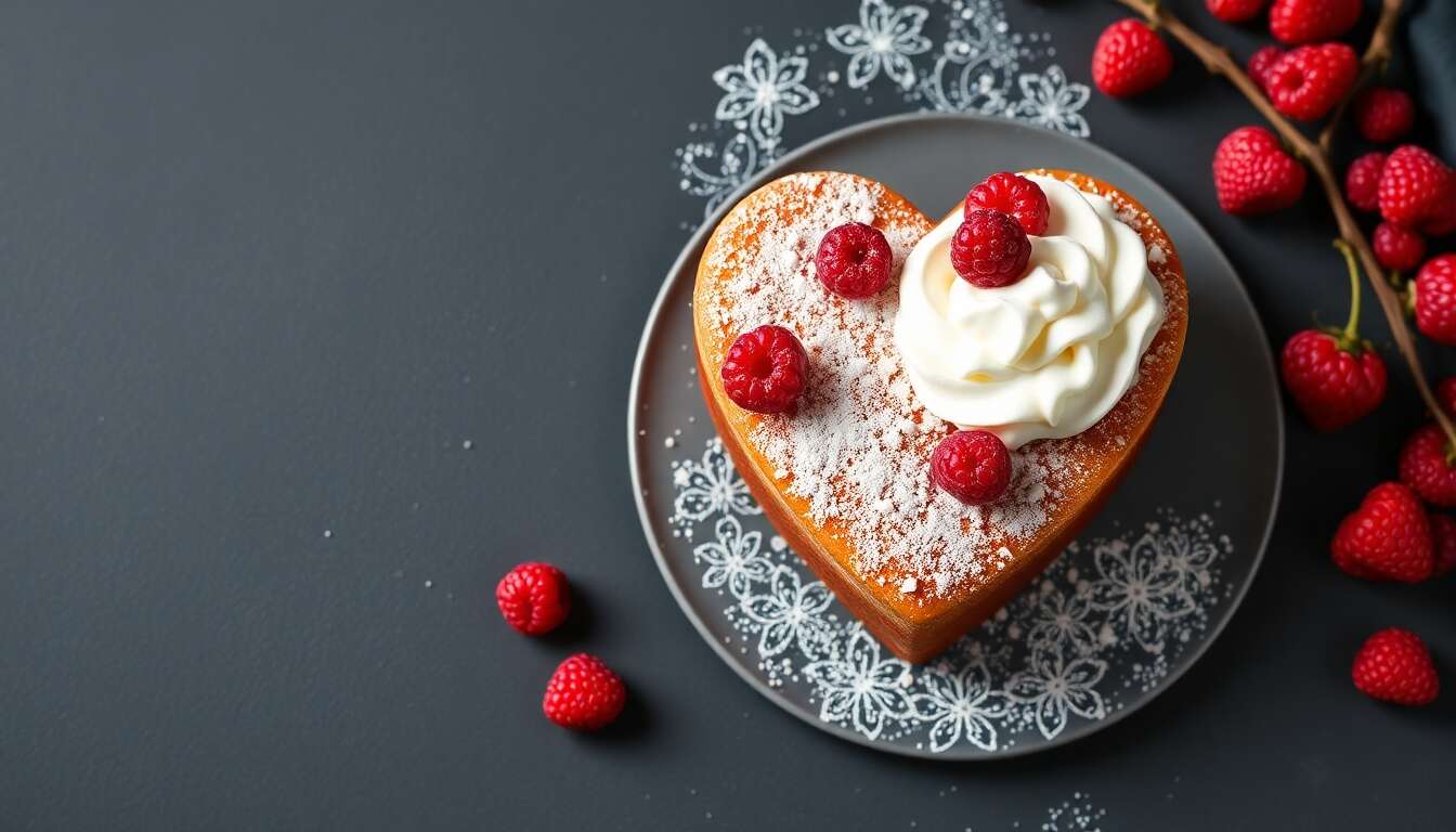 Number Cake Coeur Vanille et Fruits Rouges : recette Gourmande !