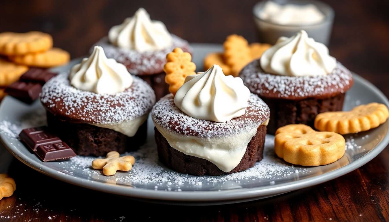 Recette de petites charlottes au chocolat : un délice gourmand