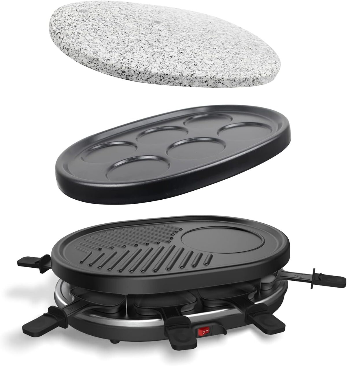 Test de l'appareil à raclette multifonctions Leogreen 900W