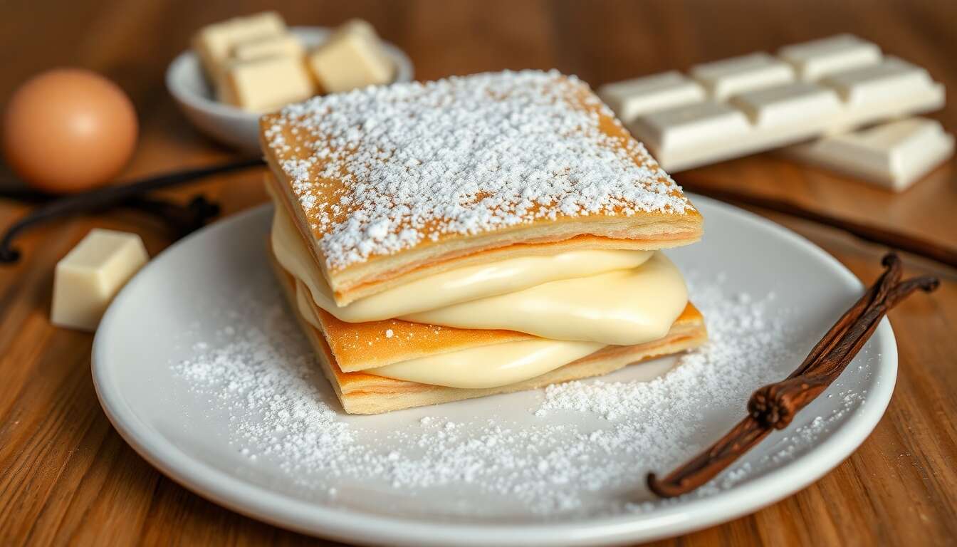 Recette de millefeuille panini à la vanille