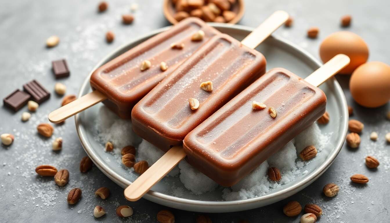 Esquimaux au chocolat et fruits secs : une recette gourmande