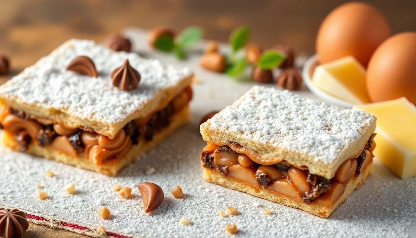 Barres moelleuses pralinées au Dulcey : une recette gourmande