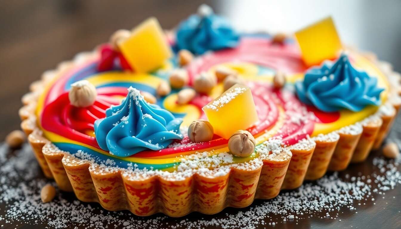 Recette de tarte cocarde : un dessert original et coloré