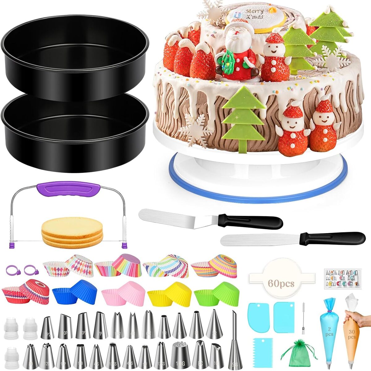 Test du kit de décoration de gâteaux 241 pièces : tout pour sublimer vos créations