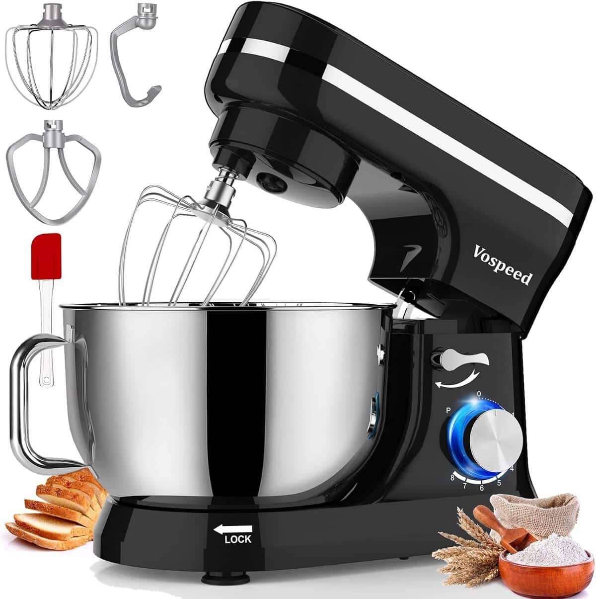 Test : robot pâtissier Vospeed 1000W, l'allié des gourmets