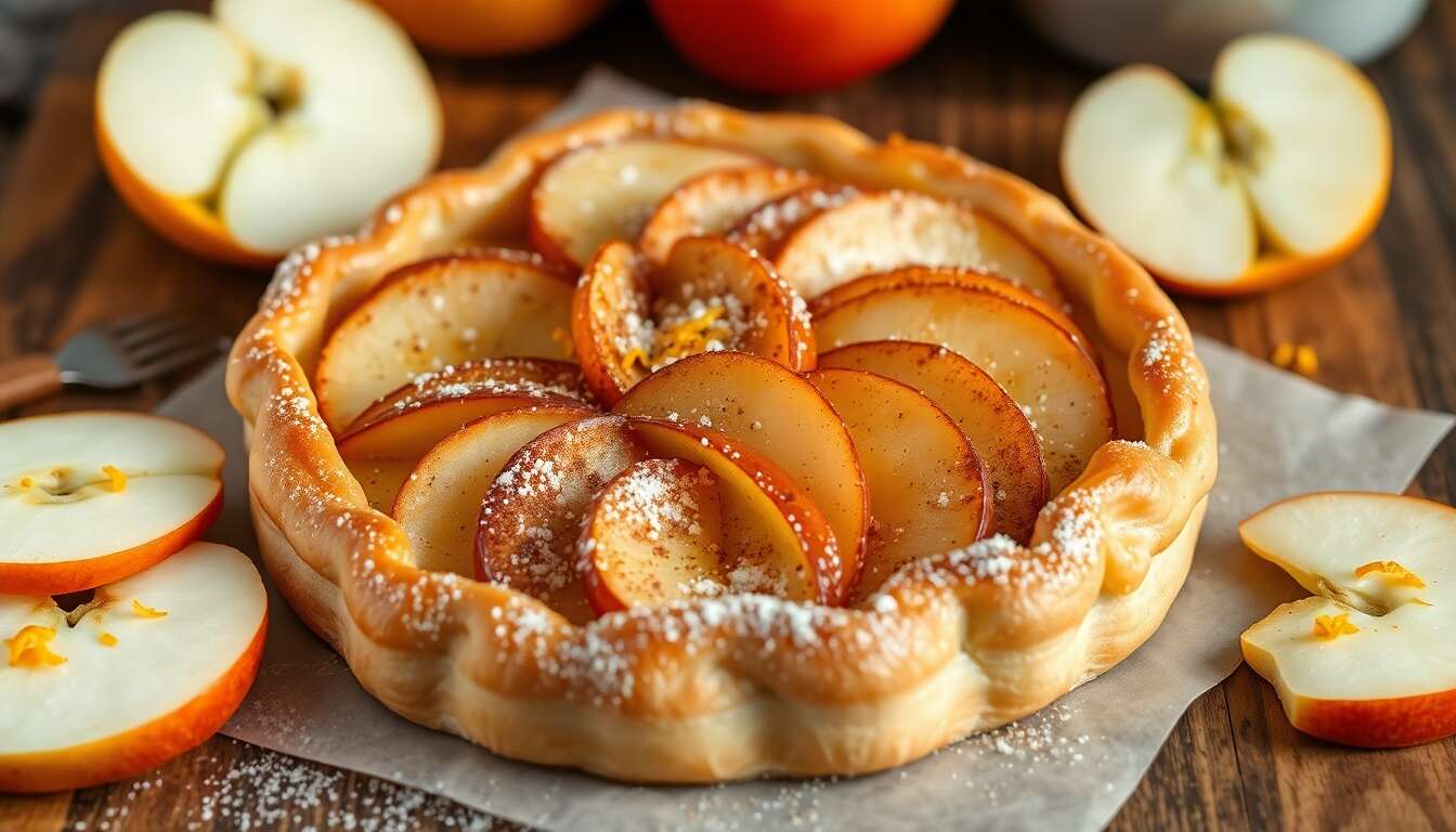 Tarte pommes et orange : recette gourmande et facile