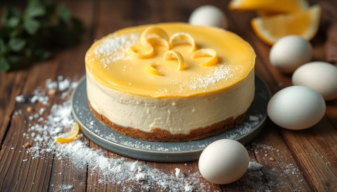 Recette facile de gâteau au fromage blanc