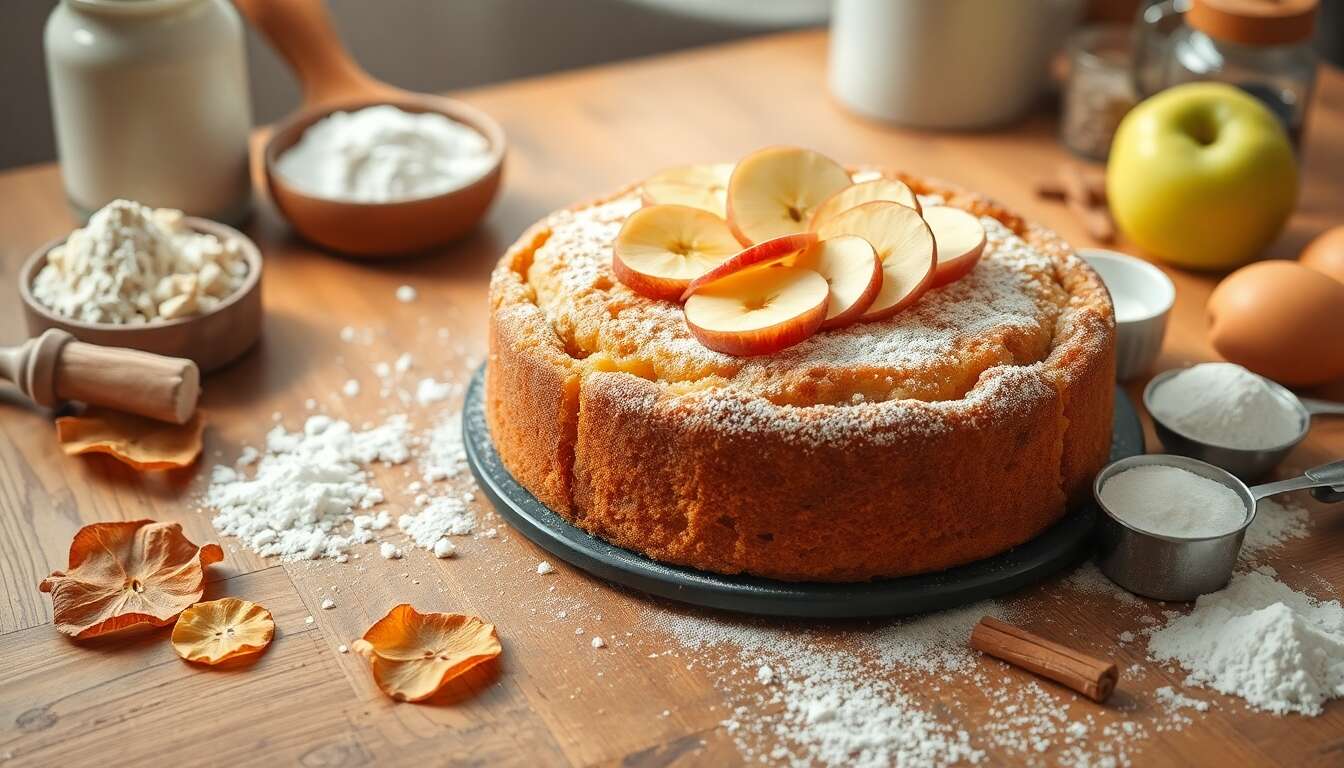 Gâteau moelleux aux pommes : une recette inratable