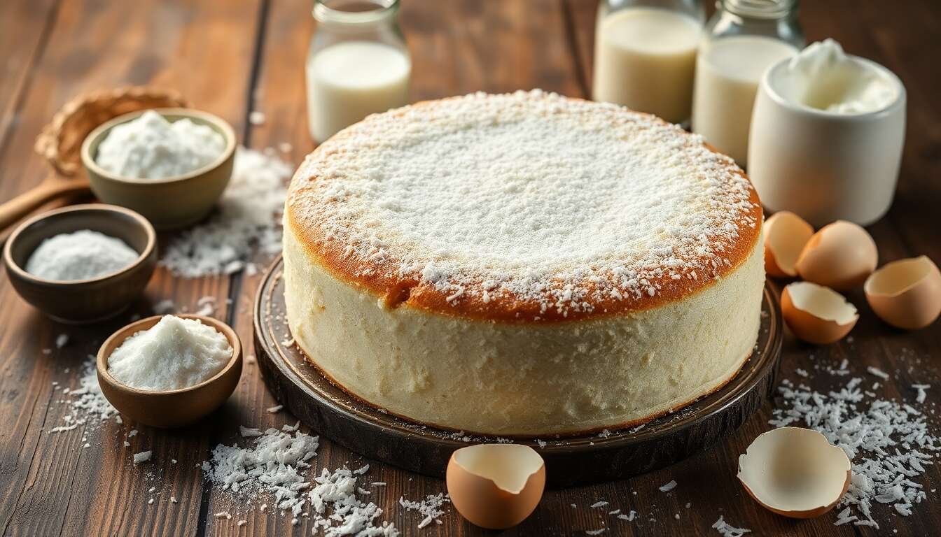 Recette de gâteau brésilien à la noix de coco