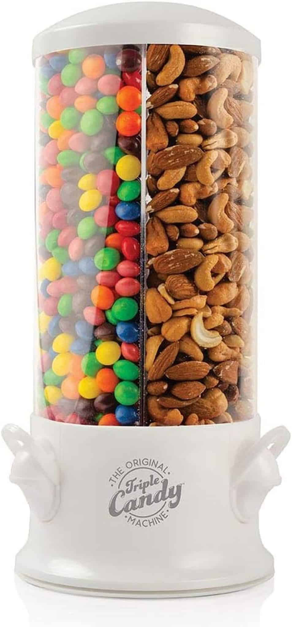 Test du distributeur triple bonbons Handy Gourmet blanc nacré