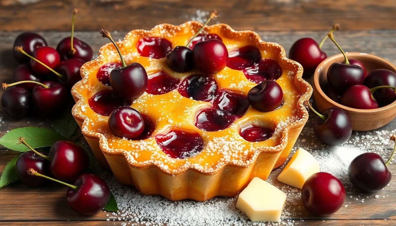 Clafoutis aux cerises : recette facile et ultra moelleuse