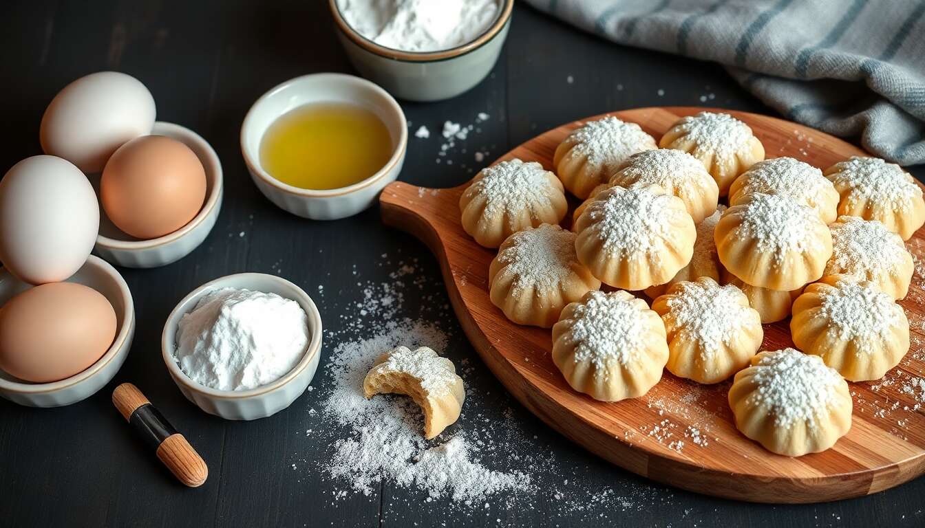 Recette traditionnelle des amaretti moelleux