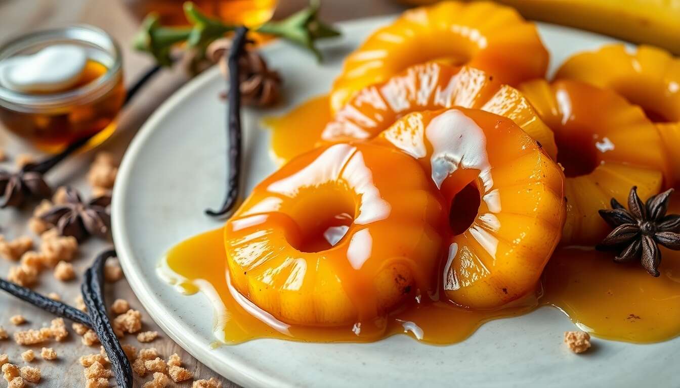 Ananas au caramel : recette gourmande