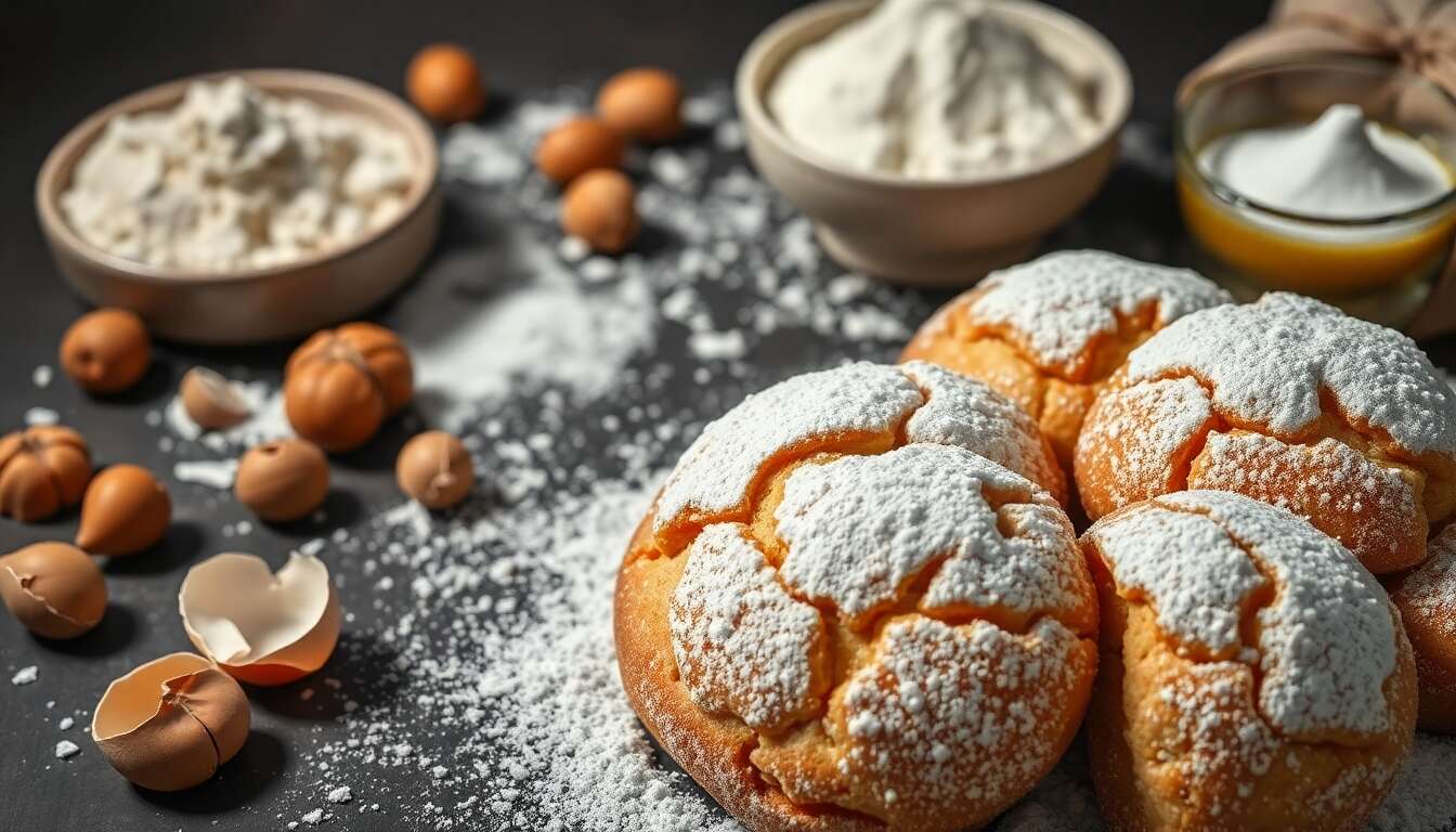 Craquelés vendéens à la noisette : recette gourmande