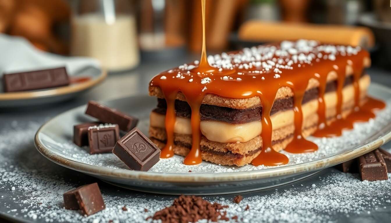 Entremet chocolat caramel : une recette gourmande