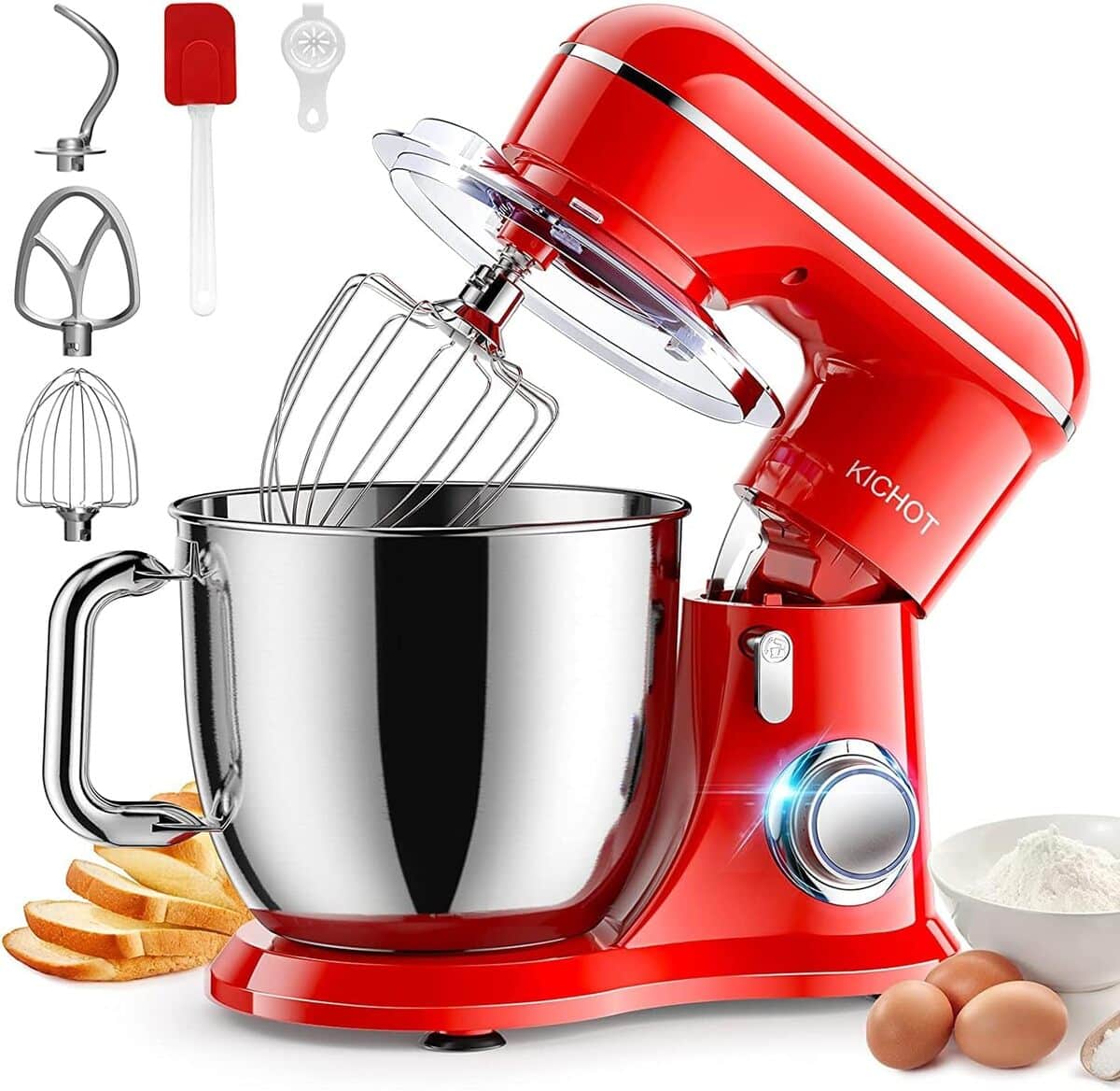 Test : robot pâtissier Kichot 4.5L 1300W