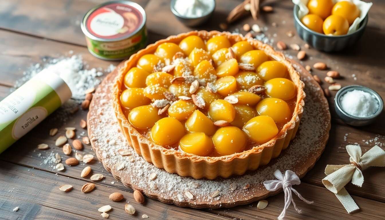 Recette de tarte aux mirabelles facile et savoureuse
