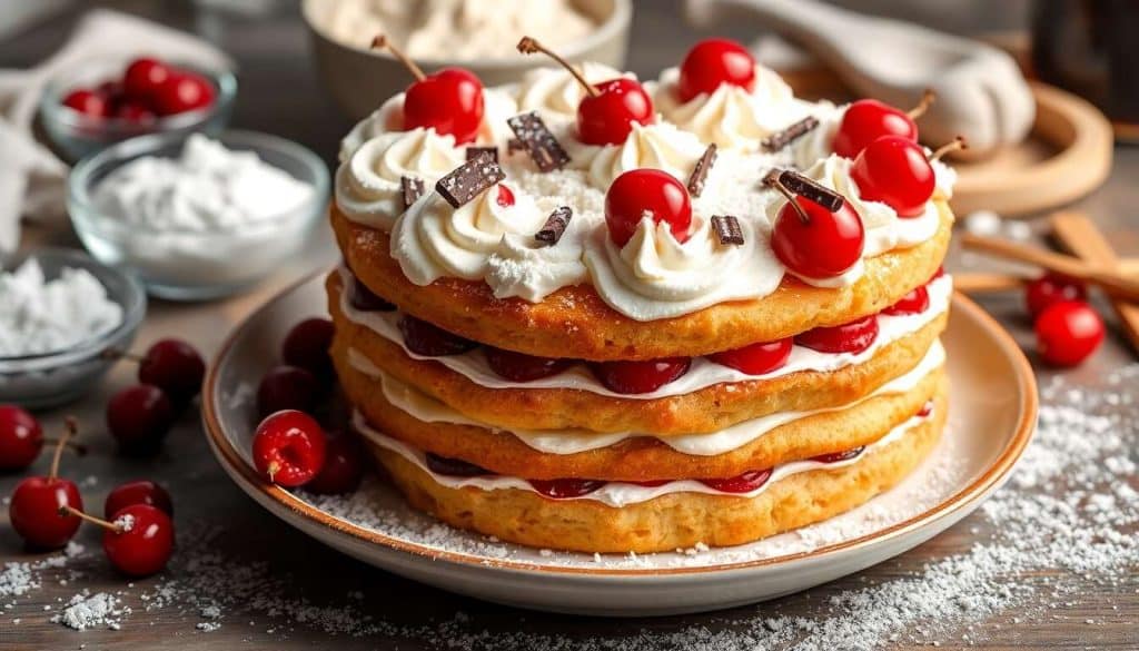 Gâteau Chantilly aux Cerises : recette Délicieuse