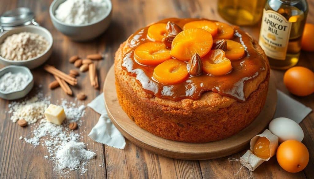 Gâteau aux abricots et rhum : recette savoureuse