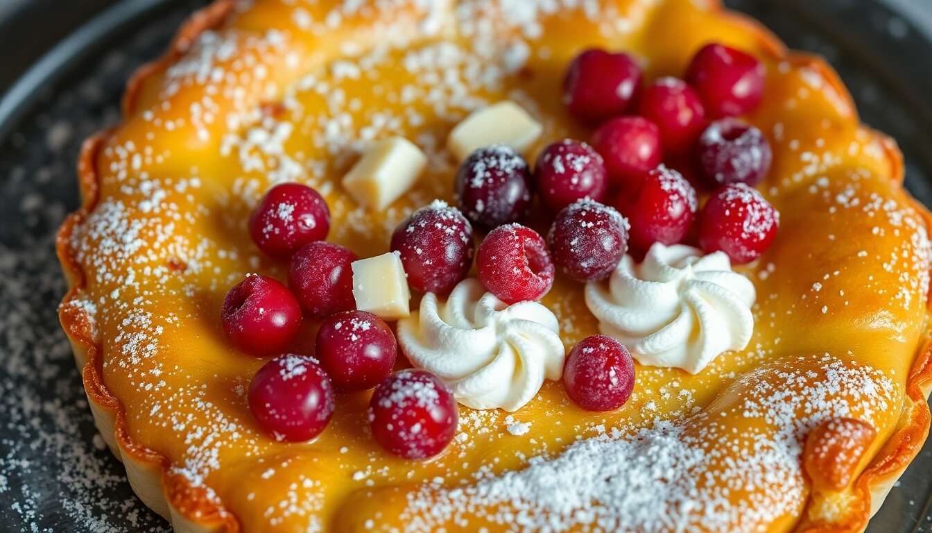 Tarte aux groseilles et réglisse : recette gourmande