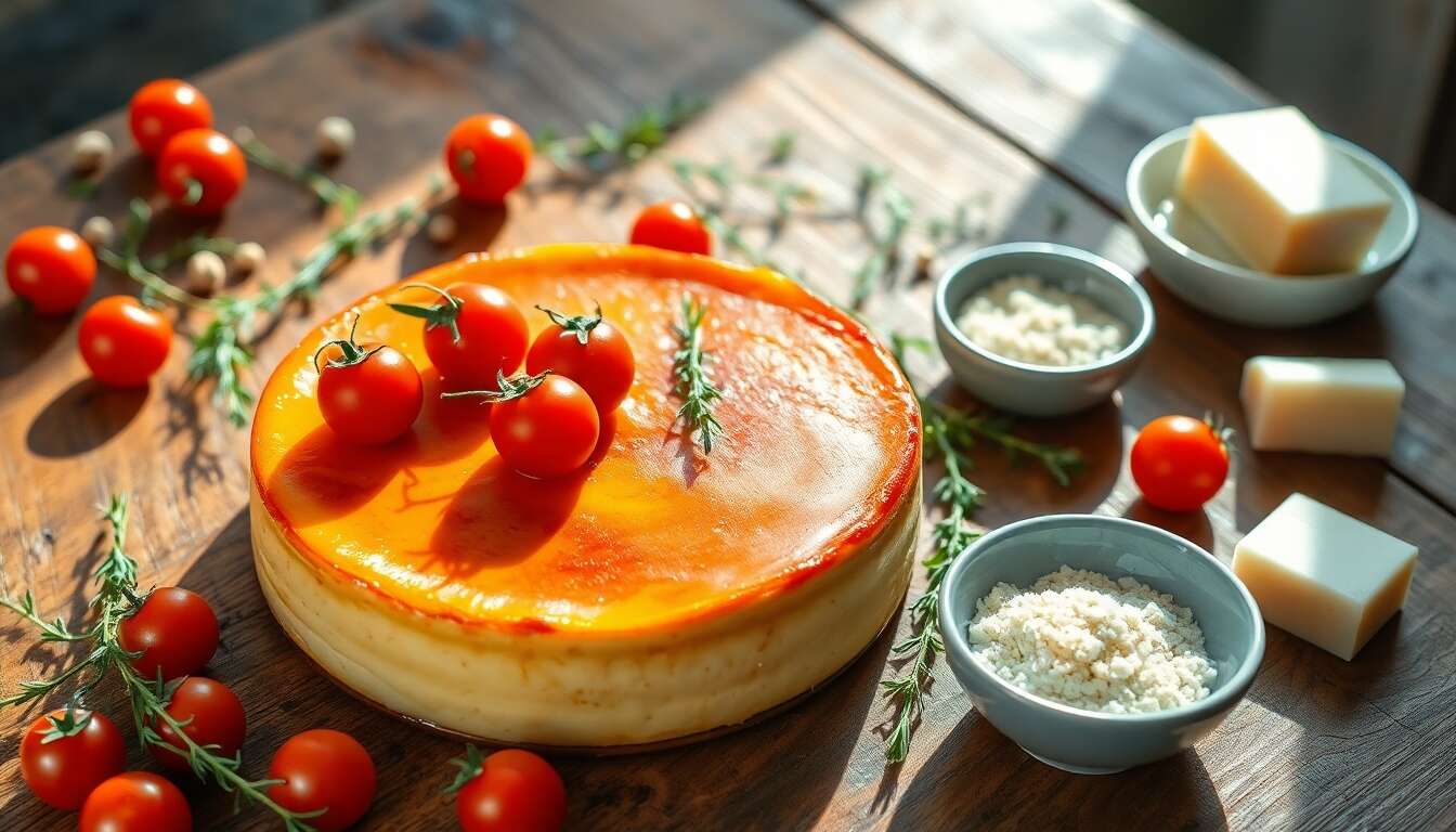 Flan aux tomates cerises : recette savoureuse et facile