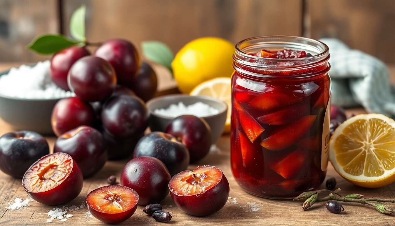 Confiture de prunes au genièvre : recette savoureuse et originale