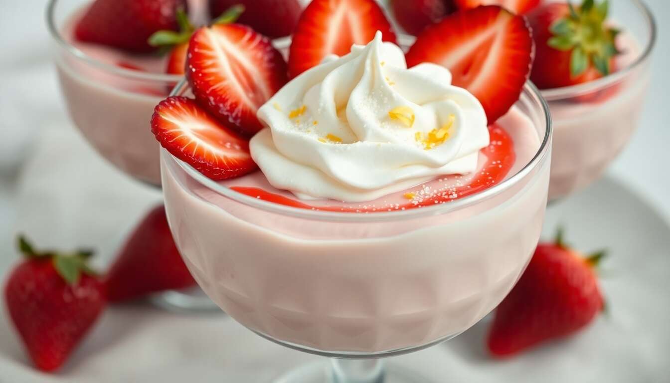 Recette de mousse de fraises facile