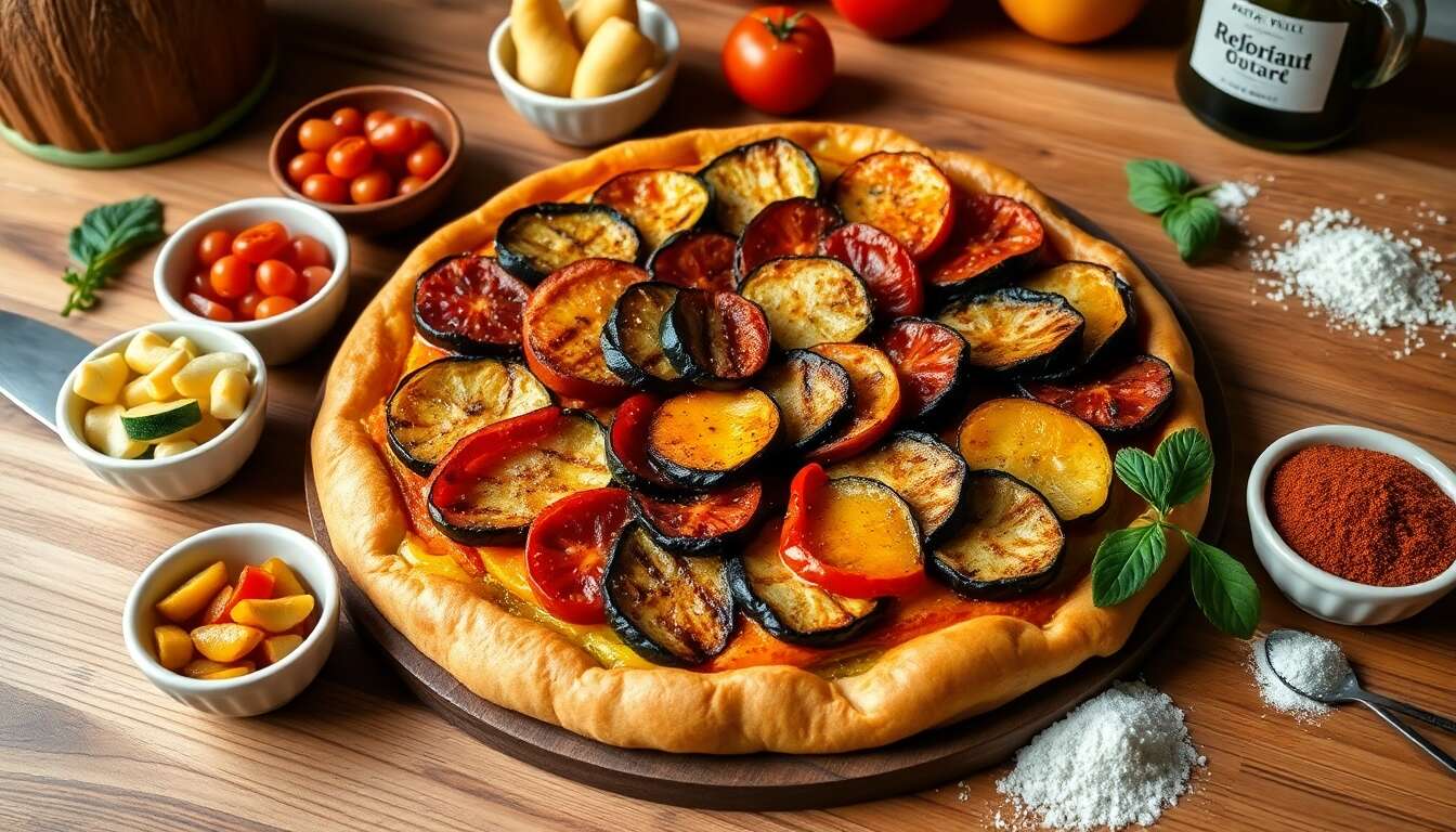 Tarte à la ratatouille : recette savoureuse et facile