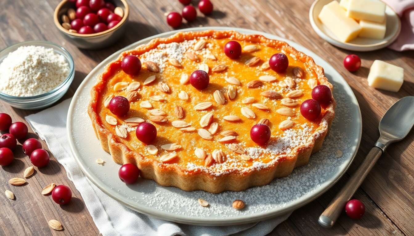 Recette tarte aux groseilles et amandes : un délice acidulé