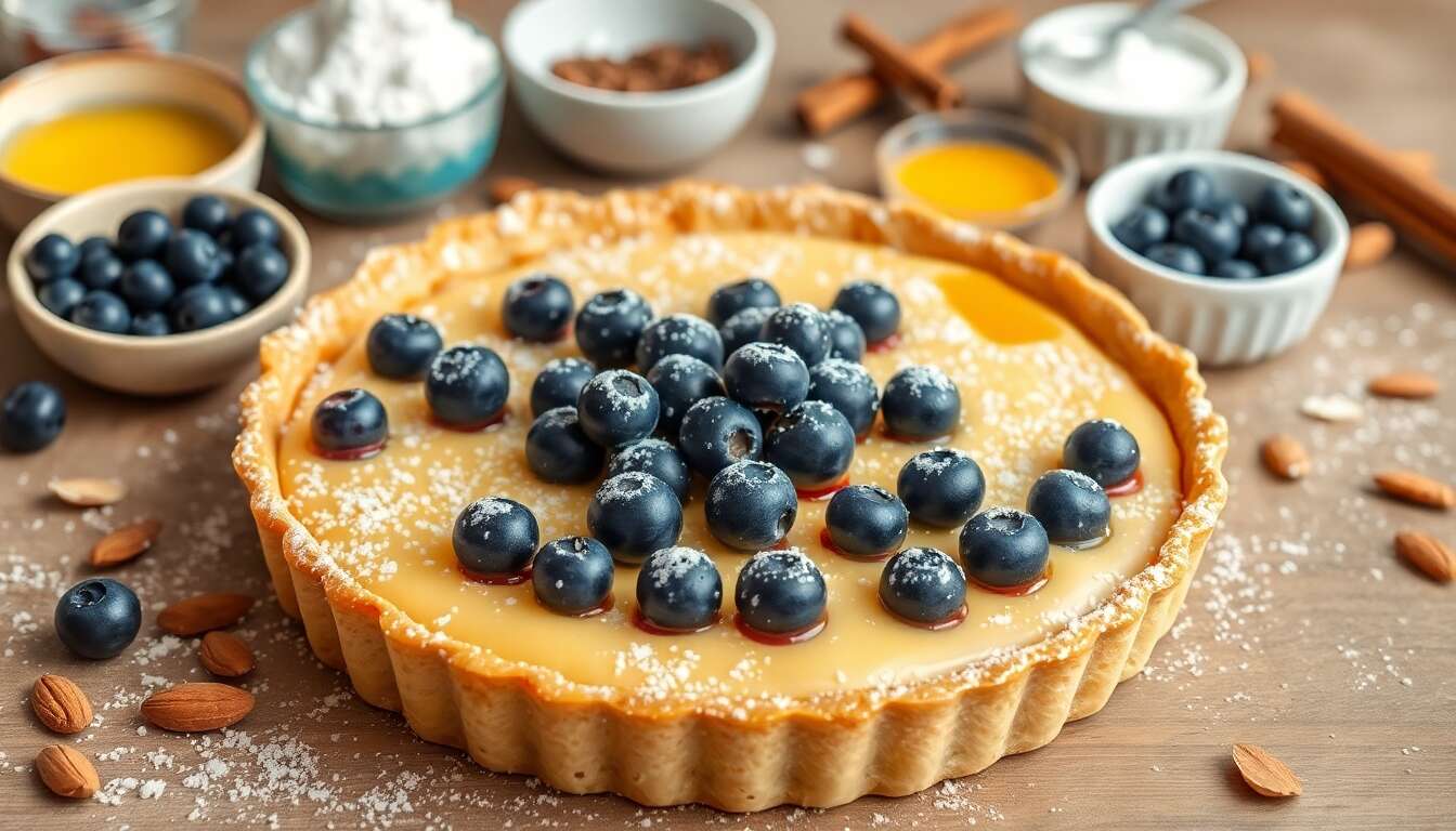 Tarte en Pain de Mie aux Myrtilles : recette Gourmande et Simple
