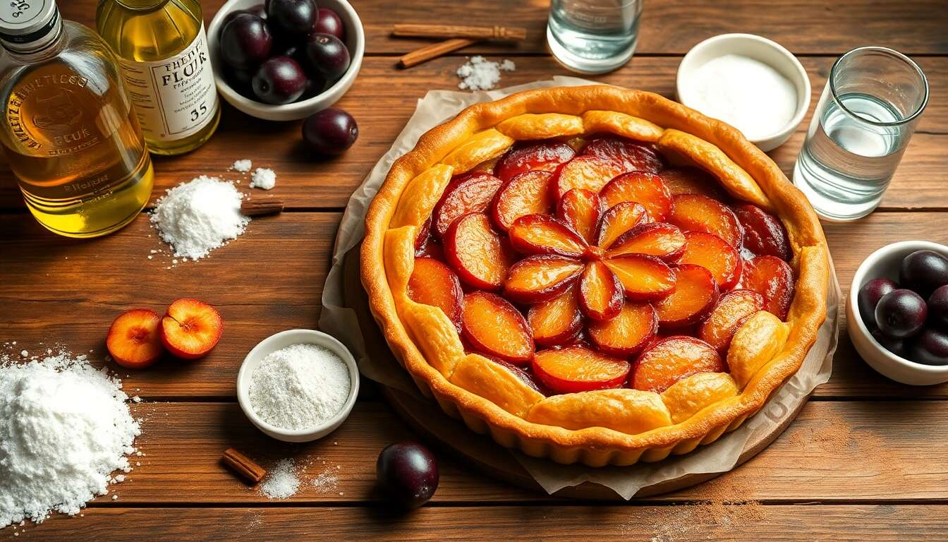 Recette traditionnelle de tarte aux quetsches