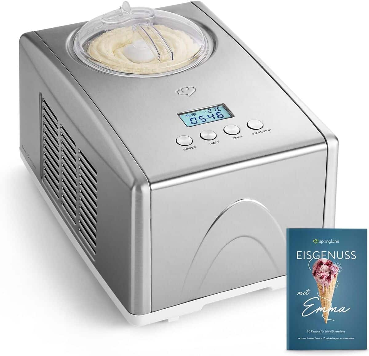 Test : sorbetière Springlane Emma 1, 5 L avec compresseur auto-refroidissant
