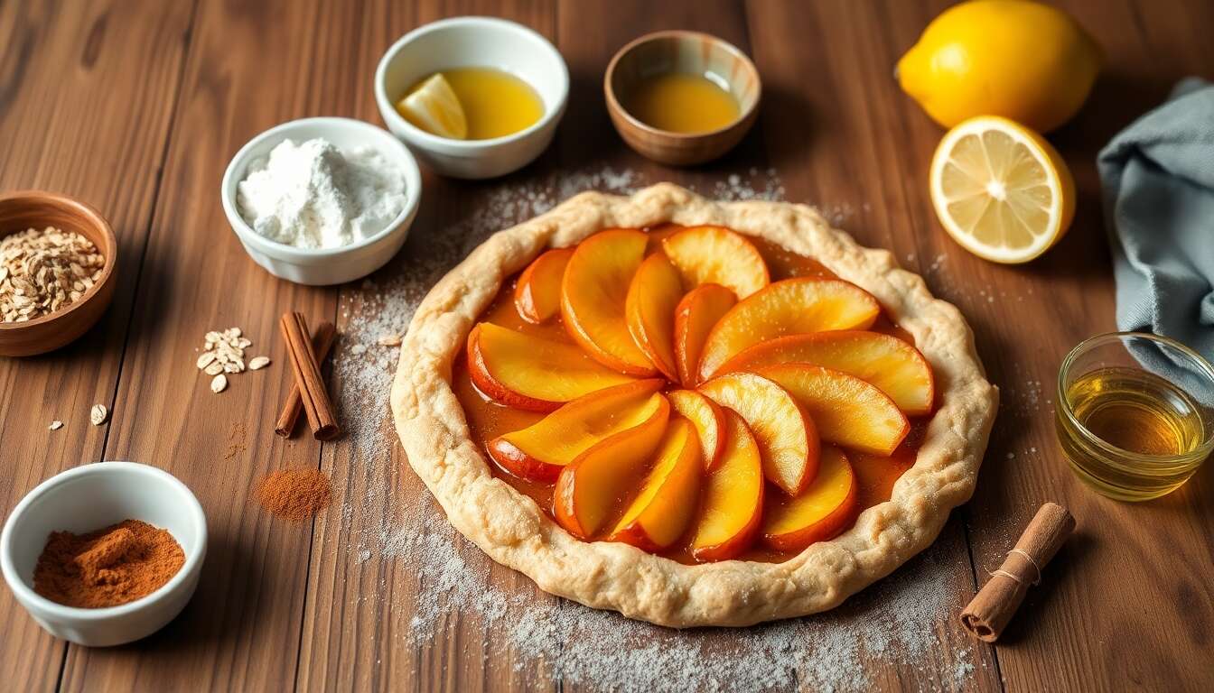 Tarte aux pommes épicée : recette gourmande et facile
