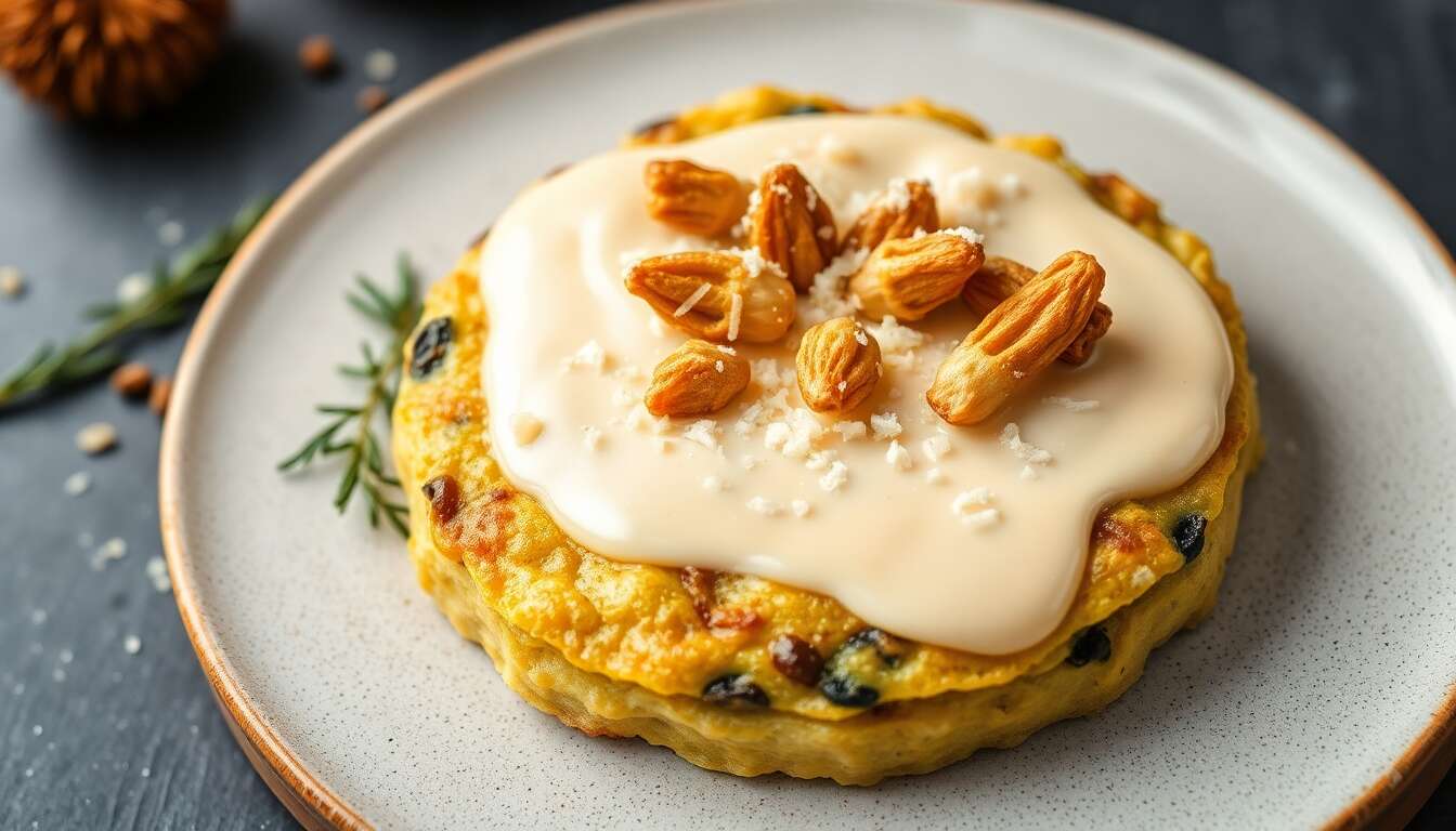 Gâteau d'omelette aux girolles : recette savoureuse