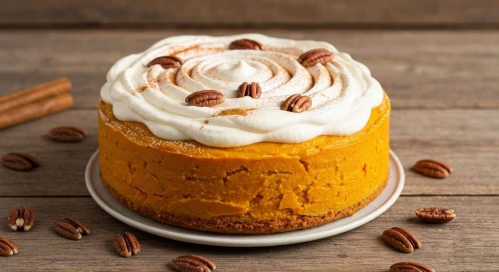 Gâteau patates douces et potiron : recette crémeuse de chantilly