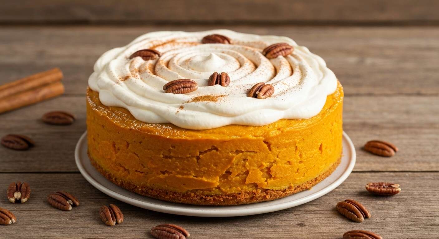 Gâteau patates douces et potiron : recette crémeuse de chantilly
