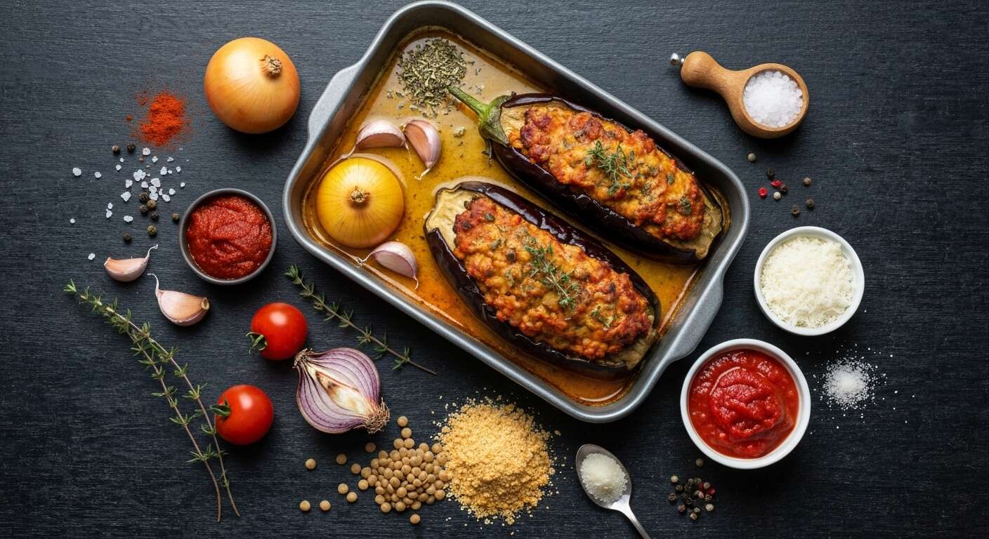 Gâteau d'aubergines farci : délicieuse recette maison