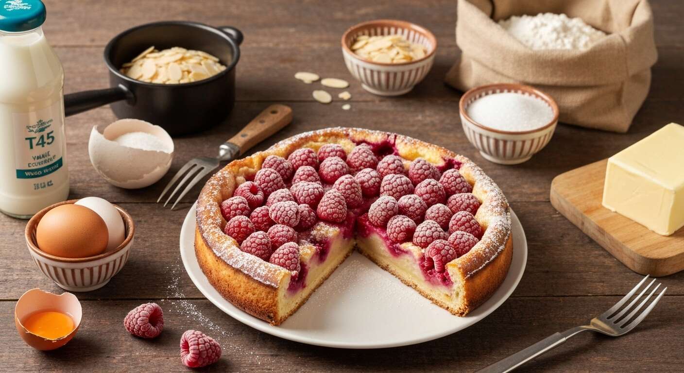 Recette Clafoutis aux Framboises : un Délice Fruité et Facile à Préparer