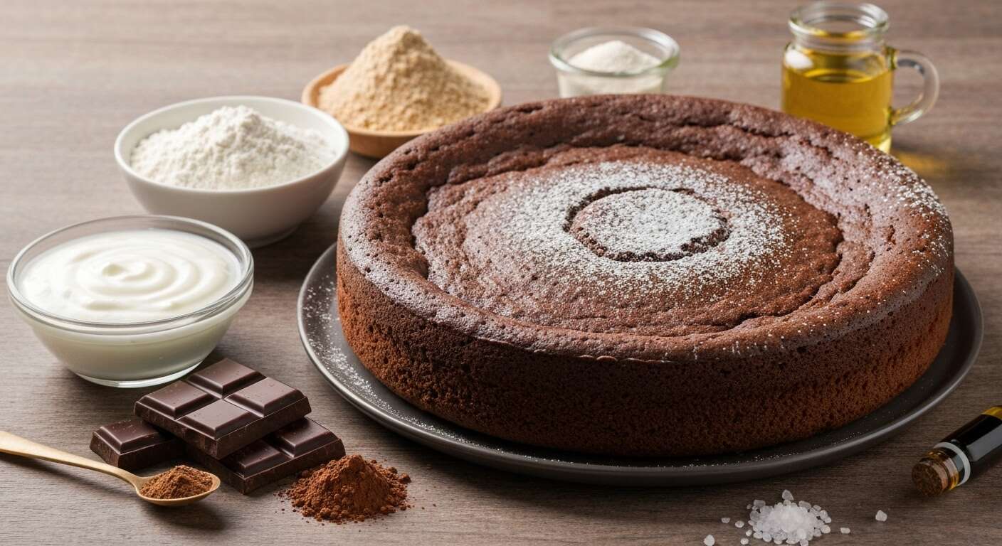 Gâteau au yaourt et chocolat : recette gourmande