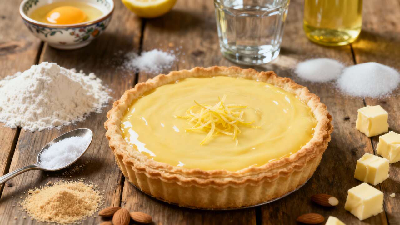 Tarte à la crème au citron maison : la recette facile