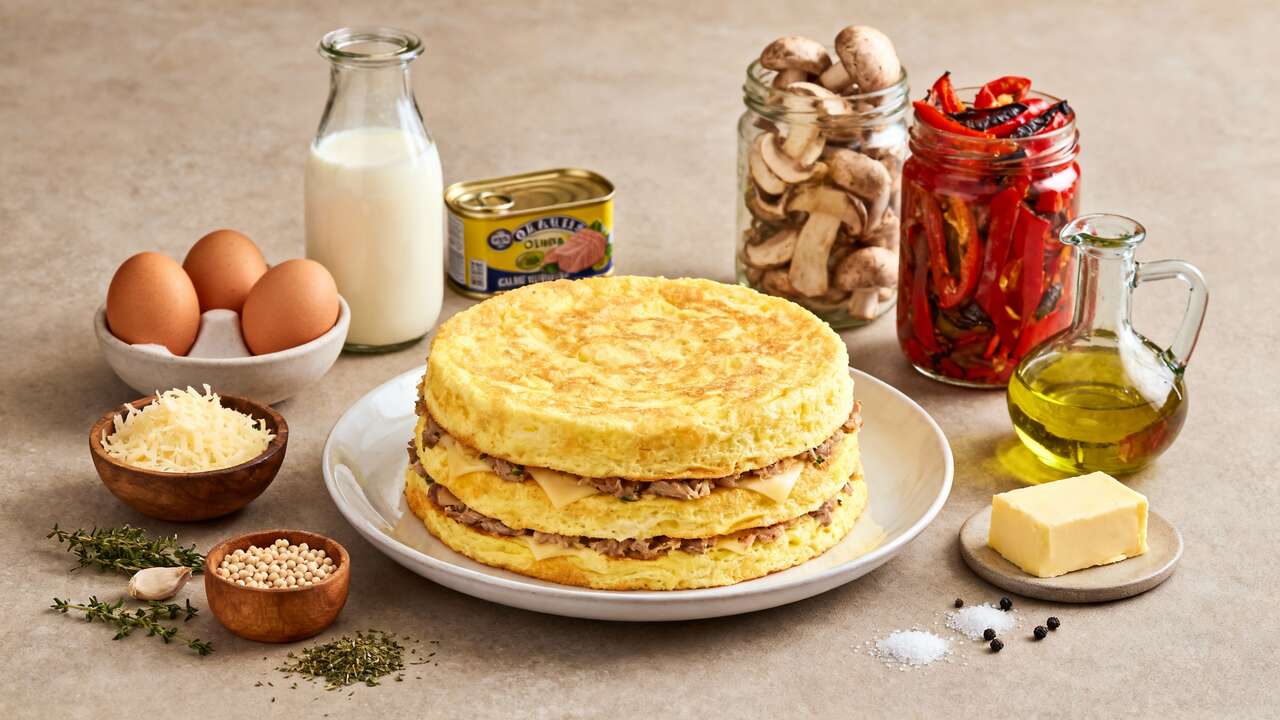 Recette de Charlotte d'Omelettes Moelleuse