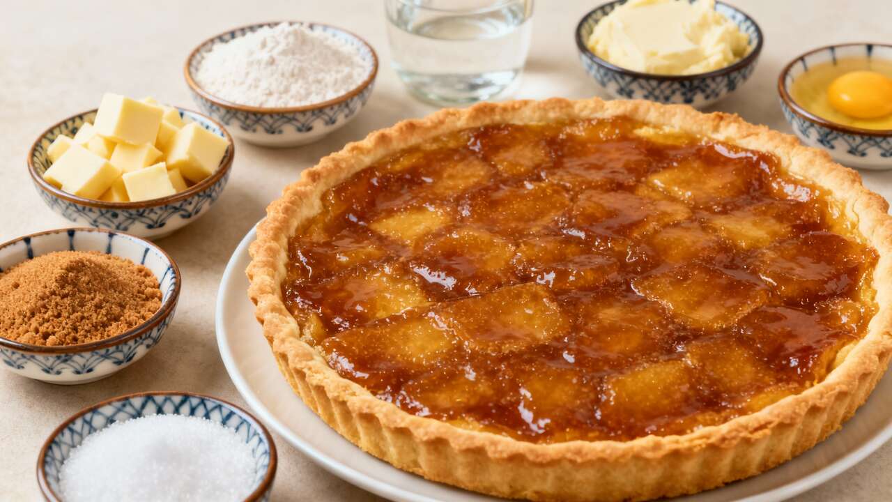 Recette authentique de tarte au sucre roux tradtionnelle