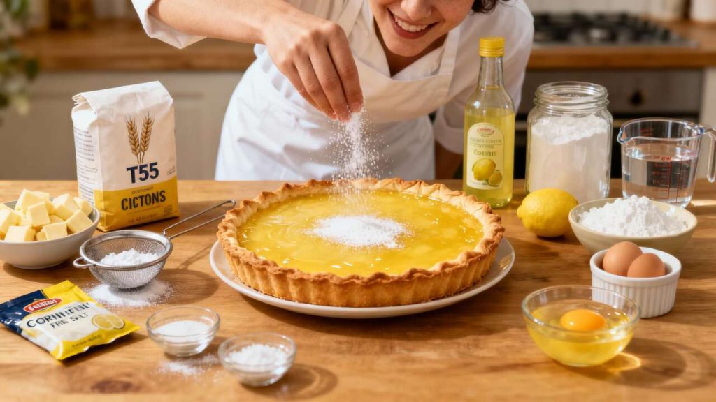 Tarte aux citrons : recette facile et savoureuse