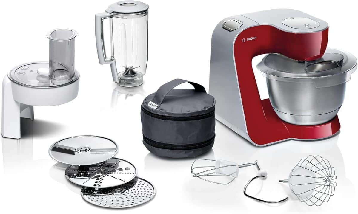 Test du robot culinaire Bosch MUM58720 : puissance 1000 W et 7 vitesses