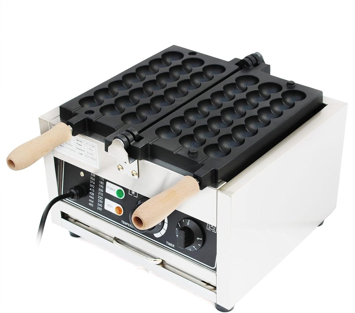 Test : futchoy appareil à gaufres 1500 W en acier inoxydable