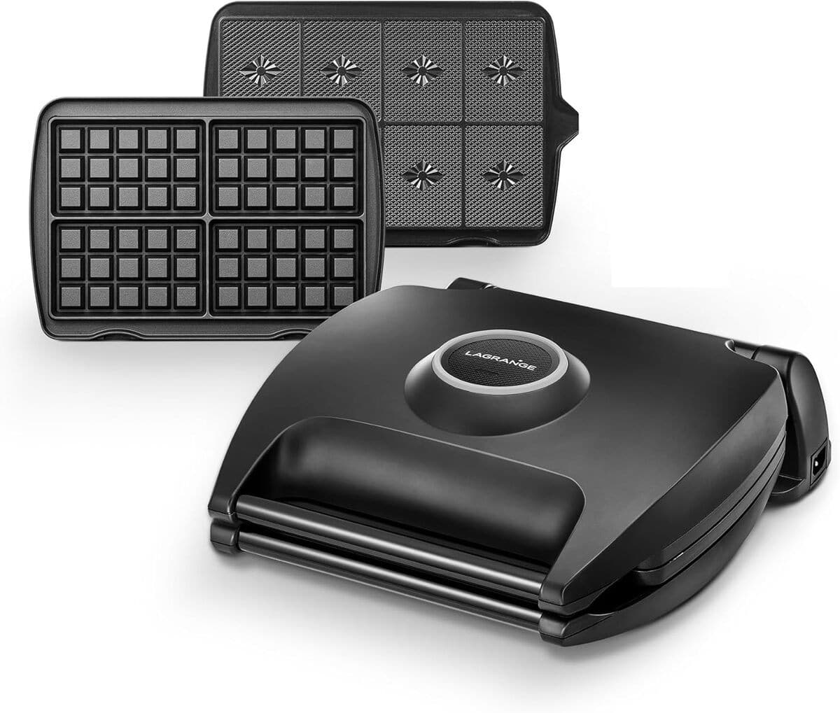 Test : gaufrier noir mat 4 gaufres et gaufrettes