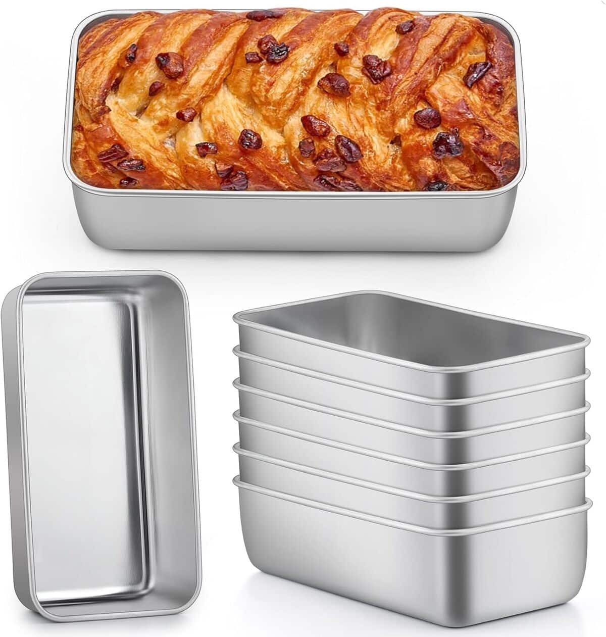 Test : moules à pain en inox P&P Chef, lot de 8