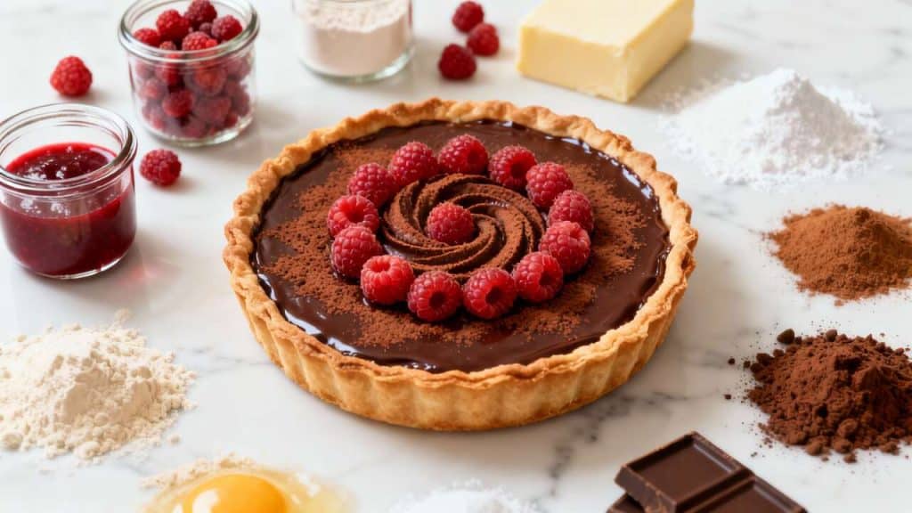 Tartelettes chocolat framboises : recette facile et gourmande